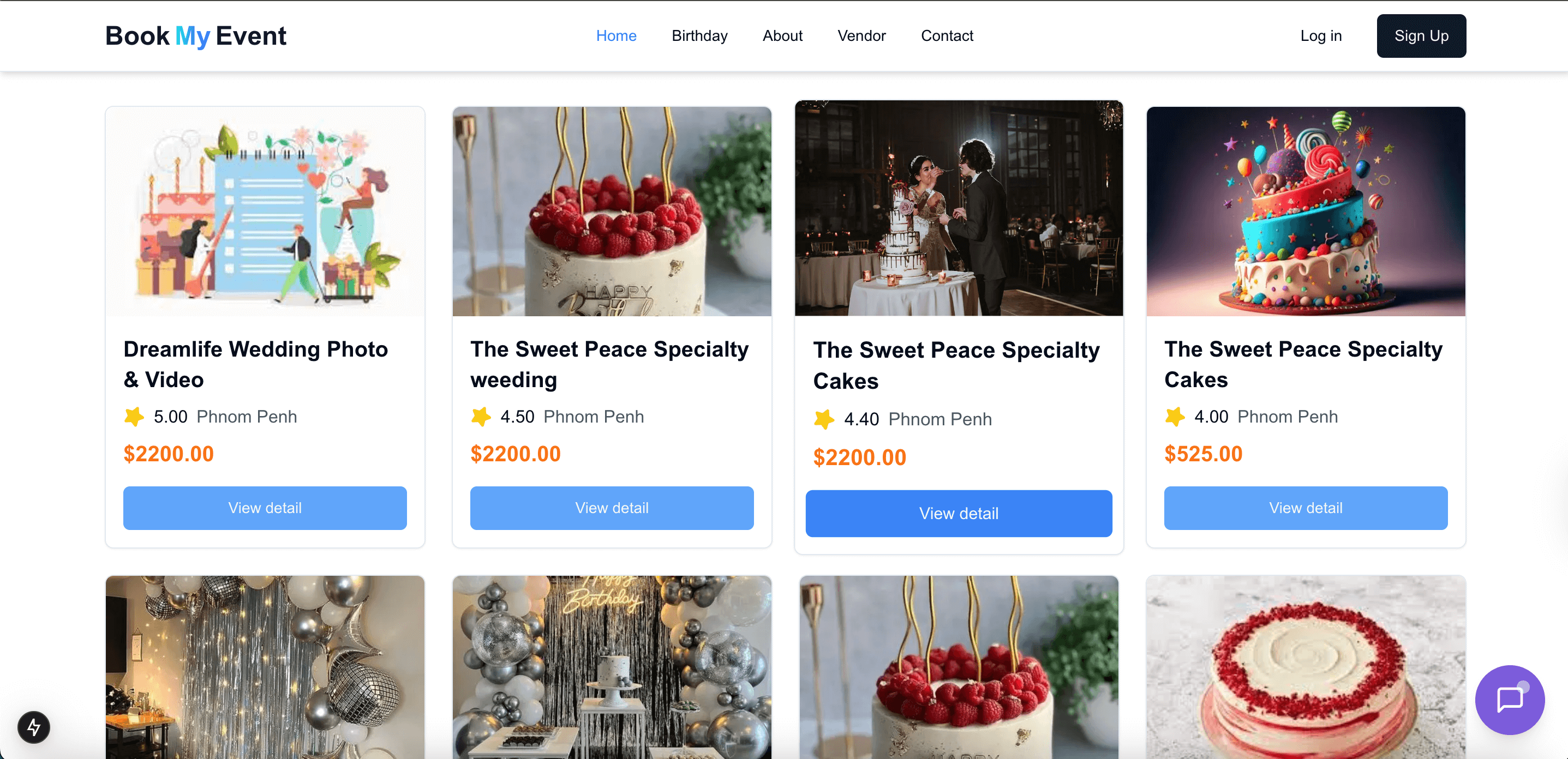 BookMyEvent screenshot 2