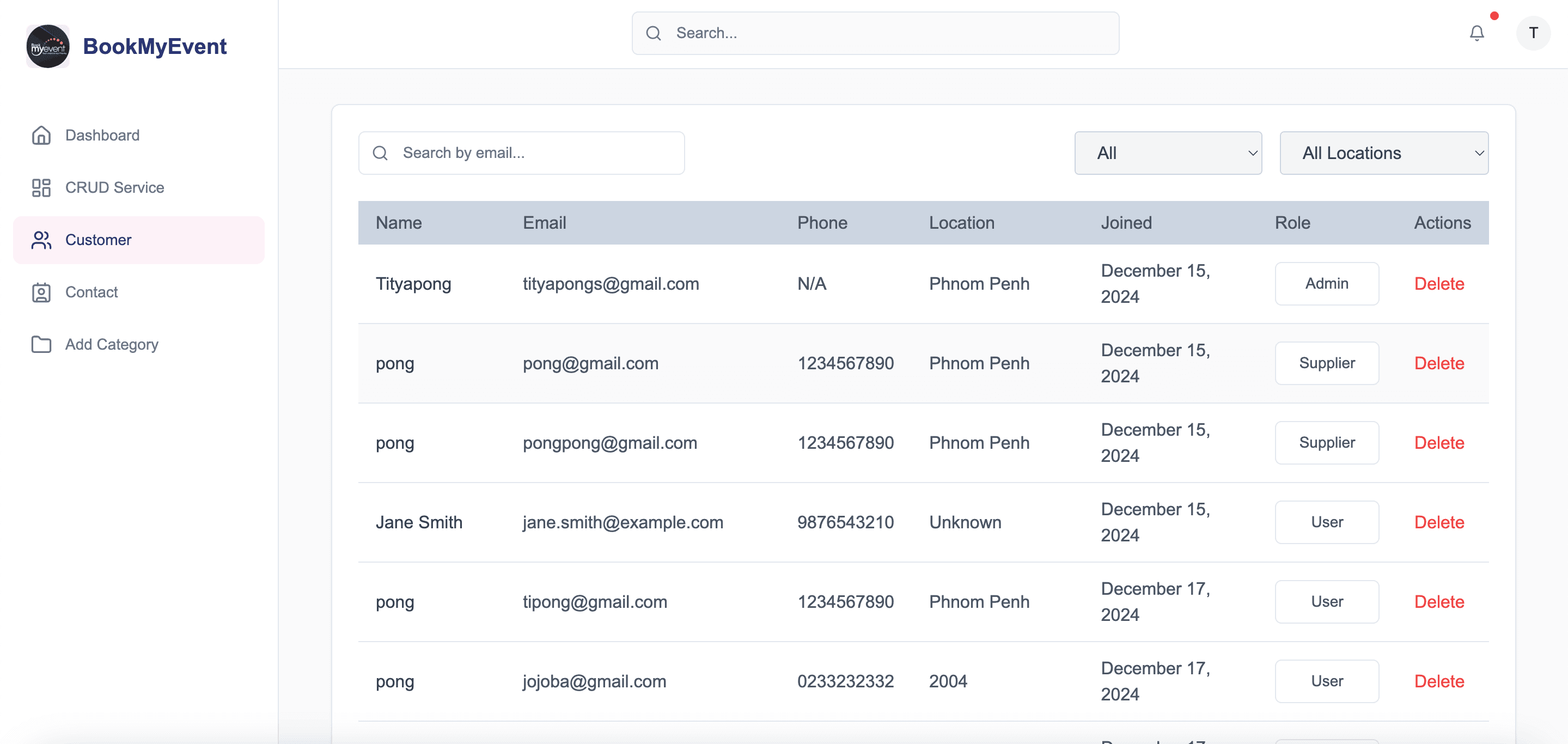 BookMyEvent screenshot 6