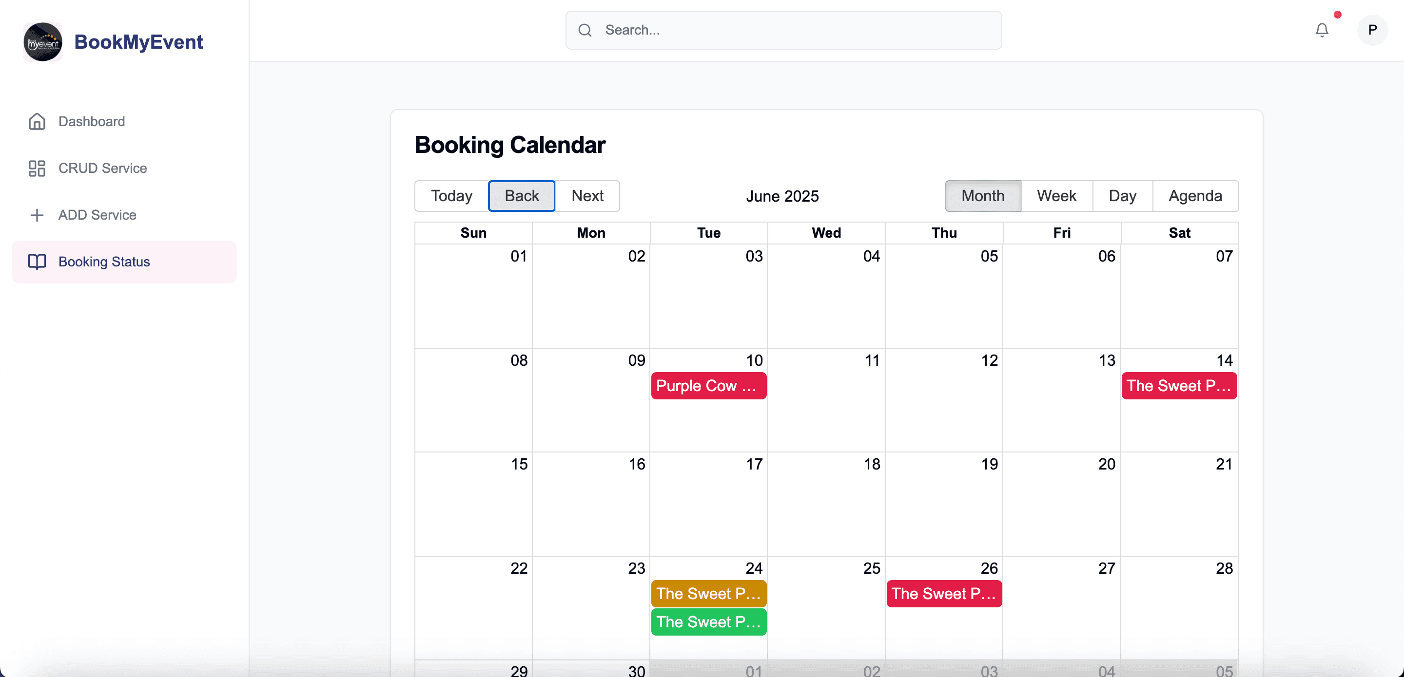BookMyEvent screenshot 9