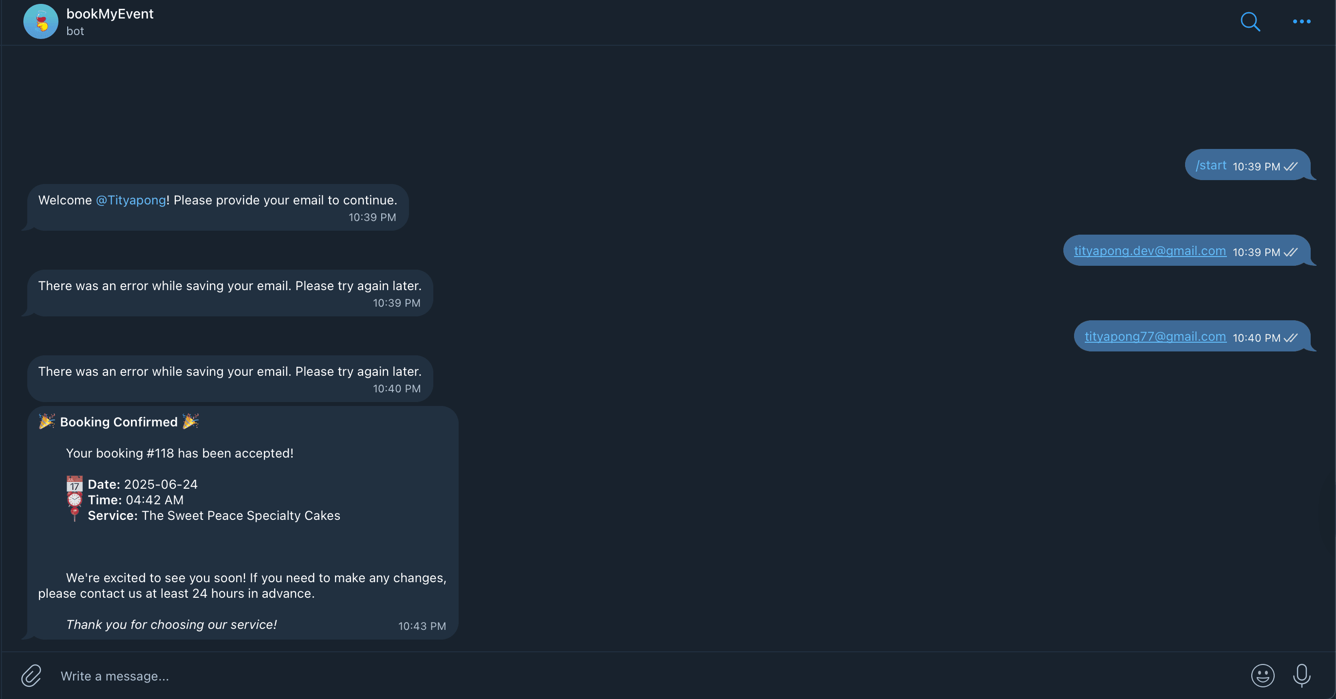 BookMyEvent screenshot 10