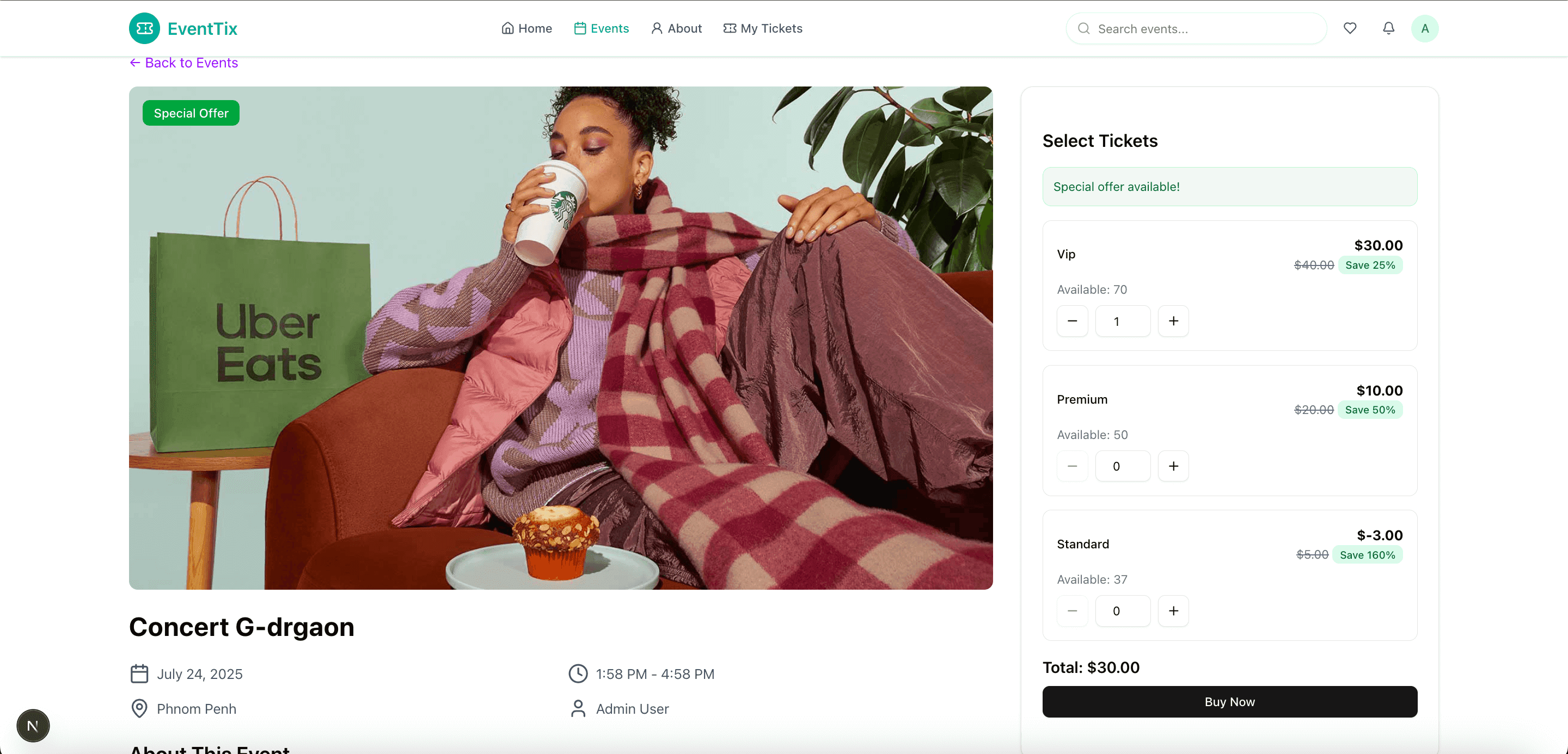 Ticket Provider API screenshot 4
